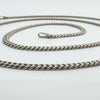 Vintage Sterling Silver 23.8” Curb Chain Necklace 925