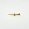 Vintage 18ct Gold Diamond Cut Christian Cross Pendant / Charm 750 Reversible