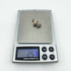 Vintage 9ct Pave Diamond Puffy Heart Stud Earrings 375
