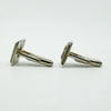 Vintage Sterling Silver Rectangular Cufflinks by Kit Heath 925