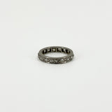 Antique Platinum Old Cut Diamond Full Eternity Band / Ring 950 Size J