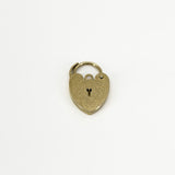 Vintage 9ct Gold Heart Lock Padlock Pendant / Charm (London 1978)