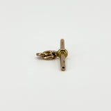 Large Antique 9ct Rose Gold T-Bar Pendant / Charm 375