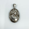 Vintage Sterling Silver  Double Sided Portrait Locket 925