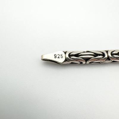 8.5” Byzantine Bracelet in Sterling Silver 925