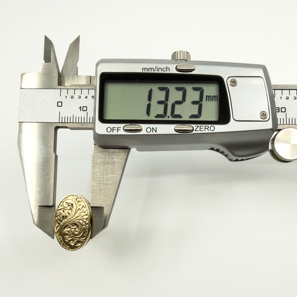 Vintage 9ct Gold Engraved Secret Locket Ring 375 Size O (Birmingham 1975)