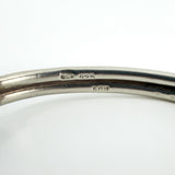 Chunky Vintage Sterling Silver Horse Snaffle Bit Bangle / Bracelet 925