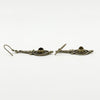 Sterling Silver Orante Dangly Earrings 925