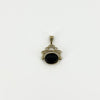 Vintage 9ct Gold Double Sided Black Onyx & Carnelian Fob 375