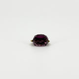 Vintage 9ct Gold Spinning Amethyst Fob / Pendant / Charm 375 (Birm 1965)