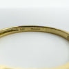 9ct Gold 0.48ct Blue Diamond Half Hoop Eternity Ring 375 Size N