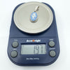 Vintage Sterling Silver Wedgewood Blue Jasper Ware Cameo Pendant 925 (1972)