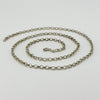 Vintage Sterling Silver 23.5” Rolo Links Chain Necklace 925