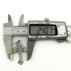 Antique Victorian Sterling Silver Engraved Christian Cross Pendant 925 (1900)