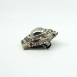 Antique Victorian Aesthetic Sterling Silver Brooch 925
