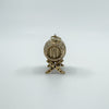 Large Chunky Vintage 9ct Gold Barrel Keg Pendant Charm 375 Whiskey Brandy Beer
