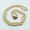 Vintage 9ct Gold Cultured Pearl 28.5” Long Necklace 375