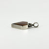 Large Chunky Vintage Brown Banded Agate Fob Pendant 925 by David Scott Walker