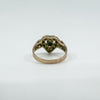 Antique 14ct Rose Gold Turquoise Heart Ring Size N
