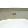 Vintage Sterling Silver & Rose Gold Engraved Floral Bangle 925 (Birm 1971)