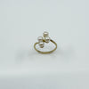 Vintage 9ct Gold 4x Pearl Ring 375 Size P