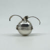 Vintage Sterling Silver Chunky Orb Photo Locket 925 Heavy 20g
