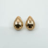 Large Vintage 9ct Rose Gold Chunky Pear / Tear Drop Earrings 375