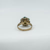 Antique 14ct Gold Pearl & Turquoise Ring Size L 