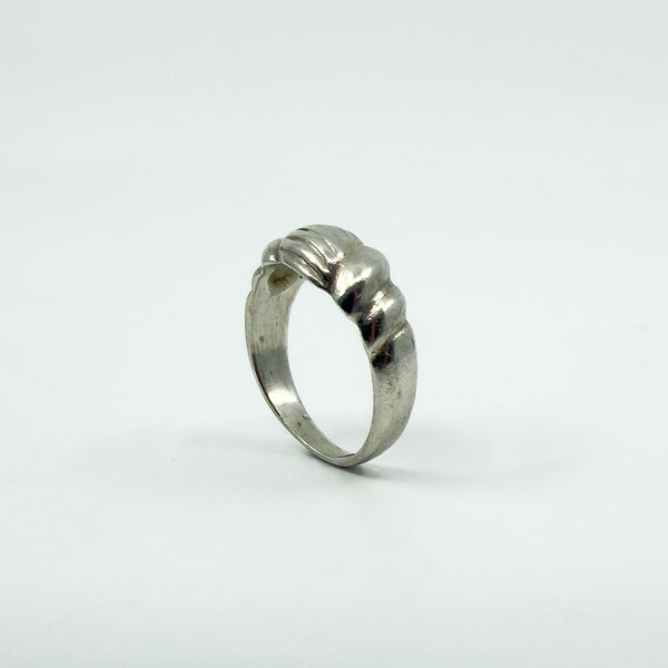 Vintage Sterling Silver Pinky Ring 925 Size G - I Kids / Children