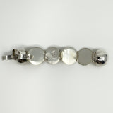 Vintage Sterling Silver Chunky Orb Photo Locket 925 Heavy 20g