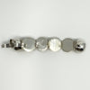 Vintage Sterling Silver Chunky Orb Photo Locket 925 Heavy 20g
