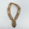 Vintage 9ct Rose Gold 4 Bar Gate 8” Bracelet 375 (London 1987) 19.7g