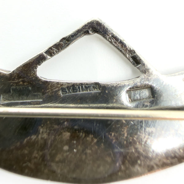 Large Vintage Sterling Silver Celtic Brooch 925 by Hamish Dawson Bowman