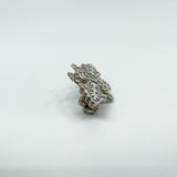 Antique Victorian Sterling Silver Scottish Thistle Brooch 925 (Birmingham 1876)