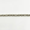 Vintage Sterling Silver Belcher & Engraved Fancy Link 18" Chain / Necklace 925