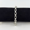Sterling Silver Chunky Oval Belcher Chain 9.5” Bracelet Unisex 50g