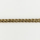 Vintage 9ct Rose Gold Roller Ball Faceted 7.5” Bracelet 375