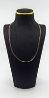 Vintage 9ct Rose Gold 21.5” Flat Curb Chain / Necklace 375 Unisex