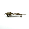 Vintage Silver Filigree Flower Brooch 925