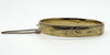 Vintage Rolled Gold Oval Foliate Engraved Hinged Bangle / Bracelet