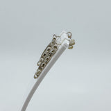 Sterling Silver Bracelet Style Link Drop Articulated Earrings 925