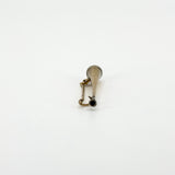 Antique Victorian 9ct Gold Trumpet / Hunting Horn Brooch 375