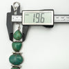 Chunky Turquoise Bracelet with T-Bar & Adjustable Hoops in Sterling Silver 925 