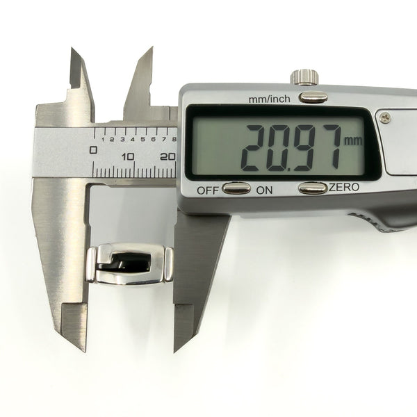 Chunky Sterling Silver Reversible Black Onyx & MOP Guess Ring Size L - M 925