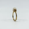Vintage 9ct Gold Pearl Ring 375 Size M 