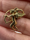 Vintage 9ct Gold Cupid Archer Pendant / Charm