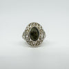 Sterling Silver Chunky Irish Celtic Connemara Ring Size P by SOLVAR
