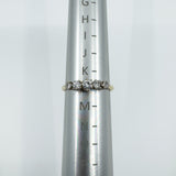 Antique 18ct Gold 0.50ct Diamond 5x Stone Ring 750 Size K