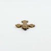 Antique 9ct Rose Gold Engraved Christian Cross Pendant 375