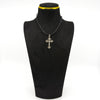 Antique Victorian Sterling Silver Engraved Christian Cross Pendant 925 (1900)